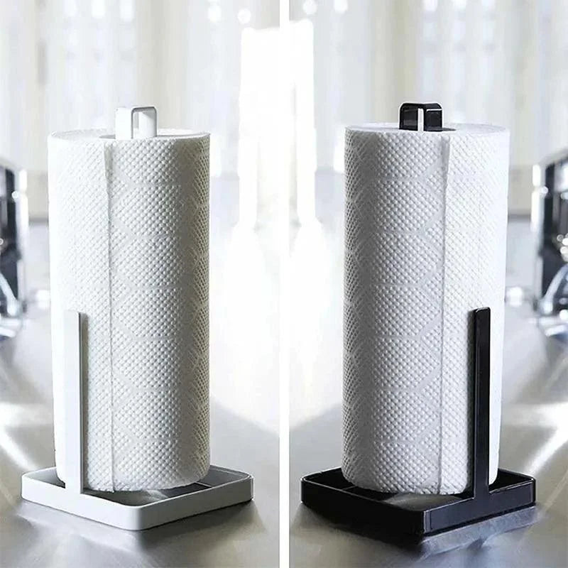 Suporte de Papel Toalha de Metal para Bancada e Cozinha - Acessório Prático e Moderno