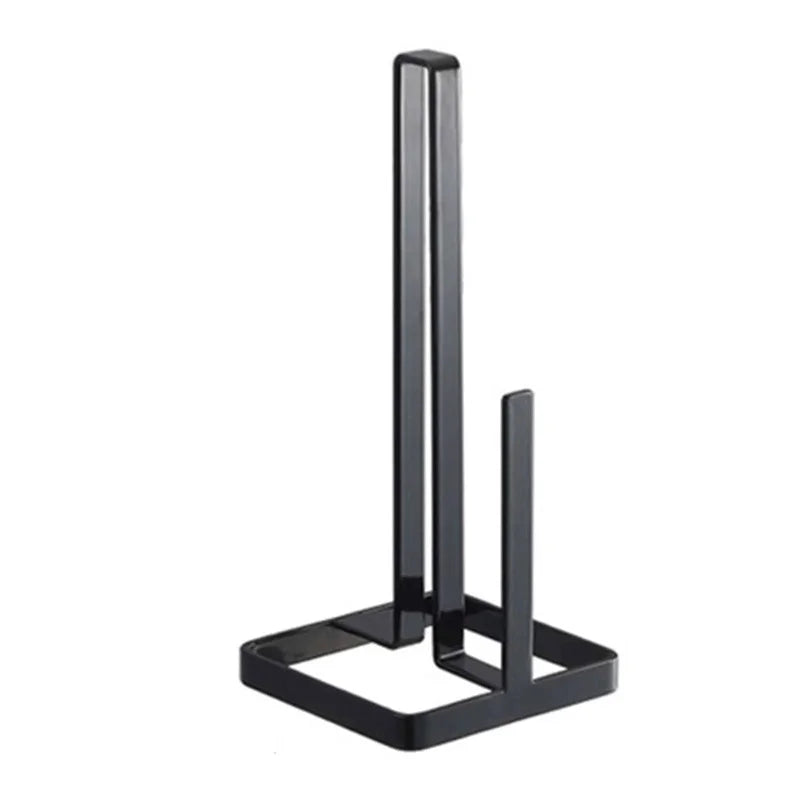 Suporte de Papel Toalha de Metal para Bancada e Cozinha - Acessório Prático e Moderno