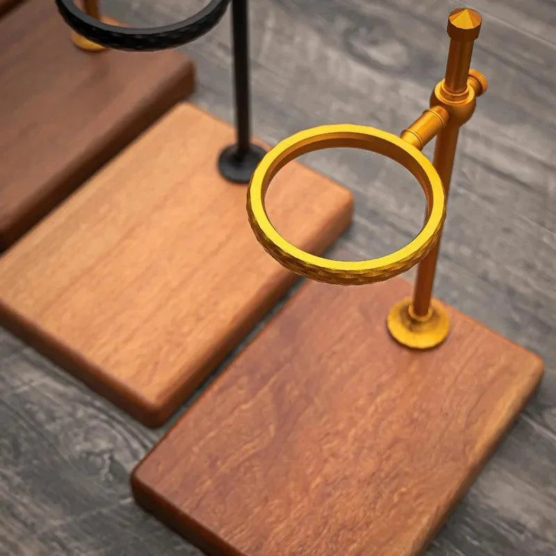 Suporte para Porta Filtro de Café Americano com Base de Madeira