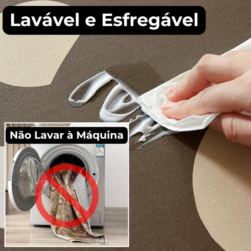 Tapete de Banheiro Antiderrapante Minimalista com Secagem Rápida