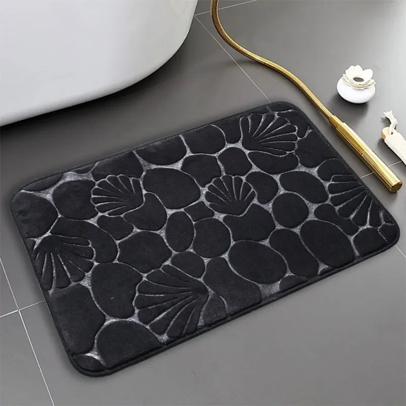 Tapete de Banheiro Super Absorvente Antiderrapante com Secagem Rápida