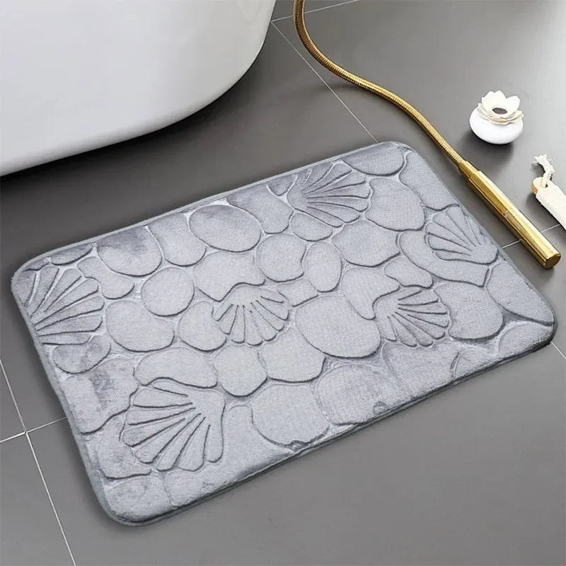 Tapete de Banheiro Super Absorvente Antiderrapante com Secagem Rápida