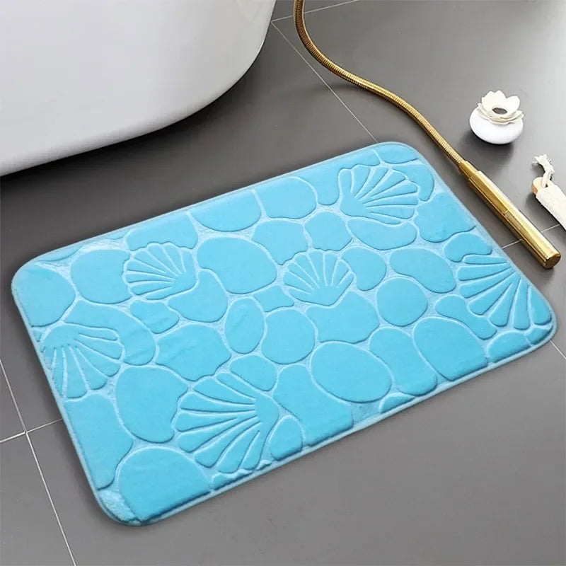 Tapete de Banheiro Super Absorvente Antiderrapante com Secagem Rápida
