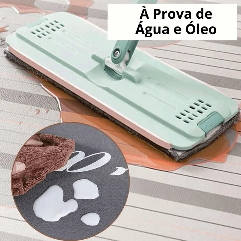 Tapete Minimalista Impermeável Antiderrapante para Cozinha - Ideal para Ambientes Úmidos