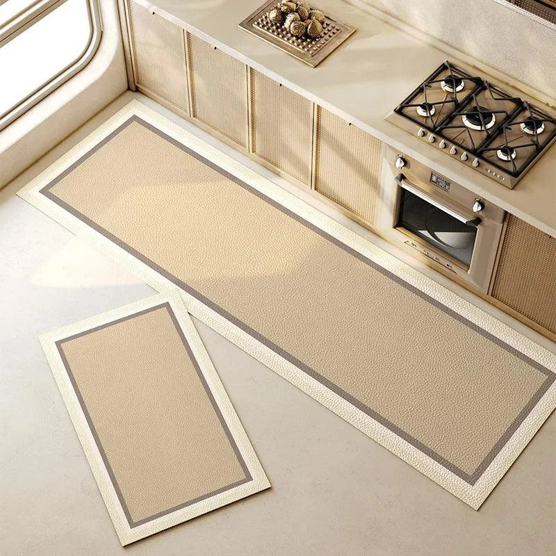 Tapete Minimalista Impermeável Antiderrapante para Cozinha - Ideal para Ambientes Úmidos