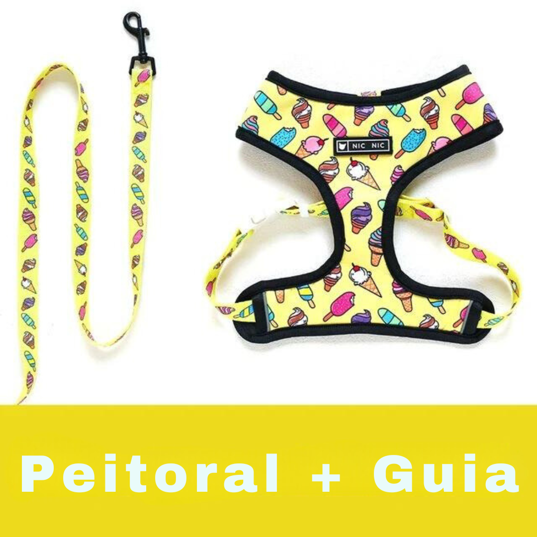 Coleira peitoral para cachorro - Harness