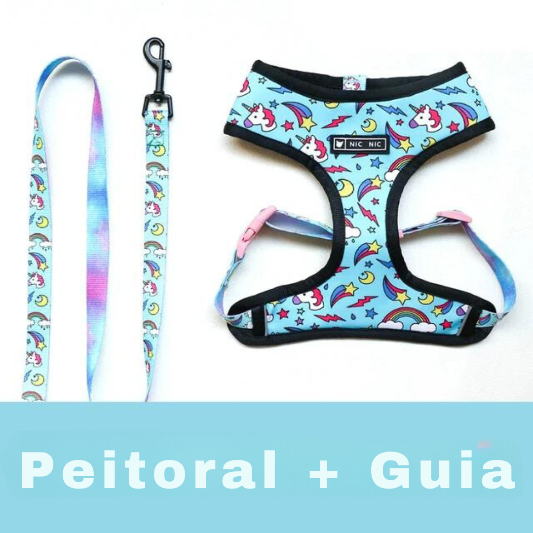 Coleira peitoral para cachorro - Harness