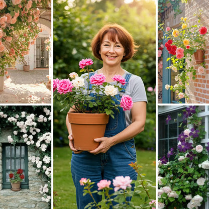 Sementes Selecionadas De Rosas Trepadeiras Com Cores Variadas 300 unidades