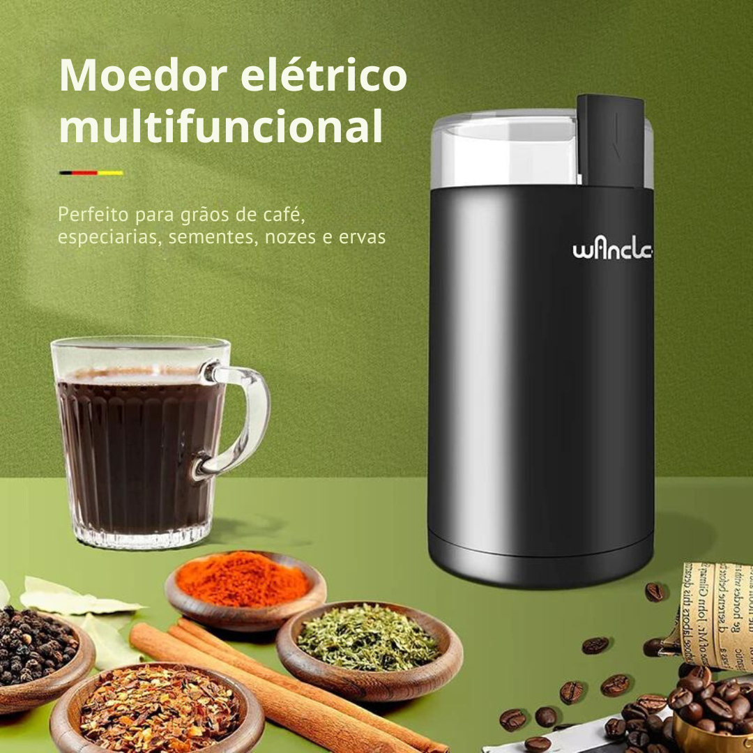 Moedor de café e grãos elétrico