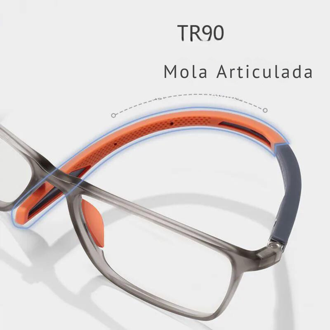 Óculos de grau masculino ultra leve com anti luz azul -  EYEWEAR