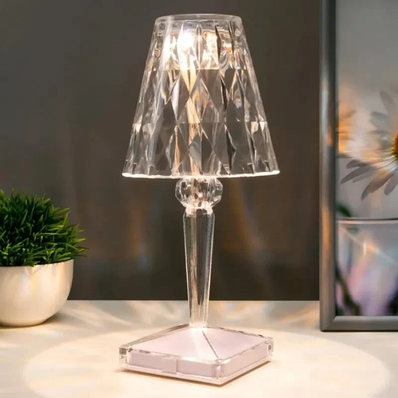 Abajur Diamante com 16 Cores Variadas - Iluminação Decorativa