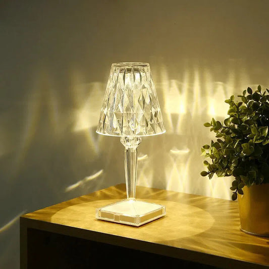 Abajur Diamante com 16 Cores Variadas - Iluminação Decorativa