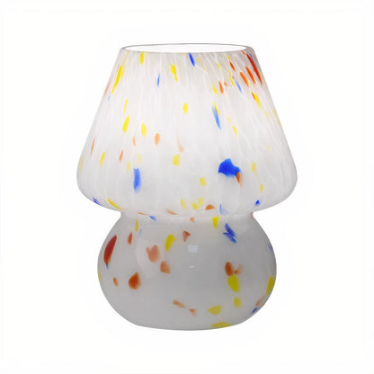 Abajur de Mesa Cogumelo em Vidro - Luminária Decorativa para Ambientes Modernos