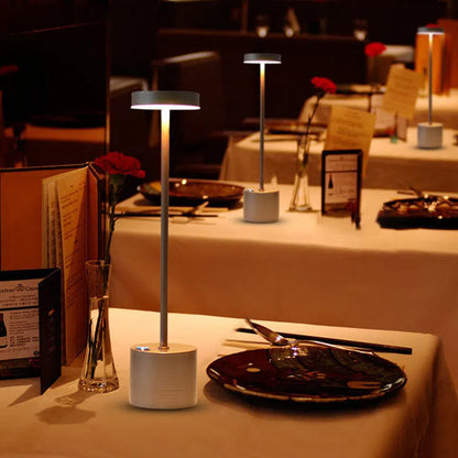 Abajur de Mesa Recarregável Sem Fio Decorativo para Iluminação