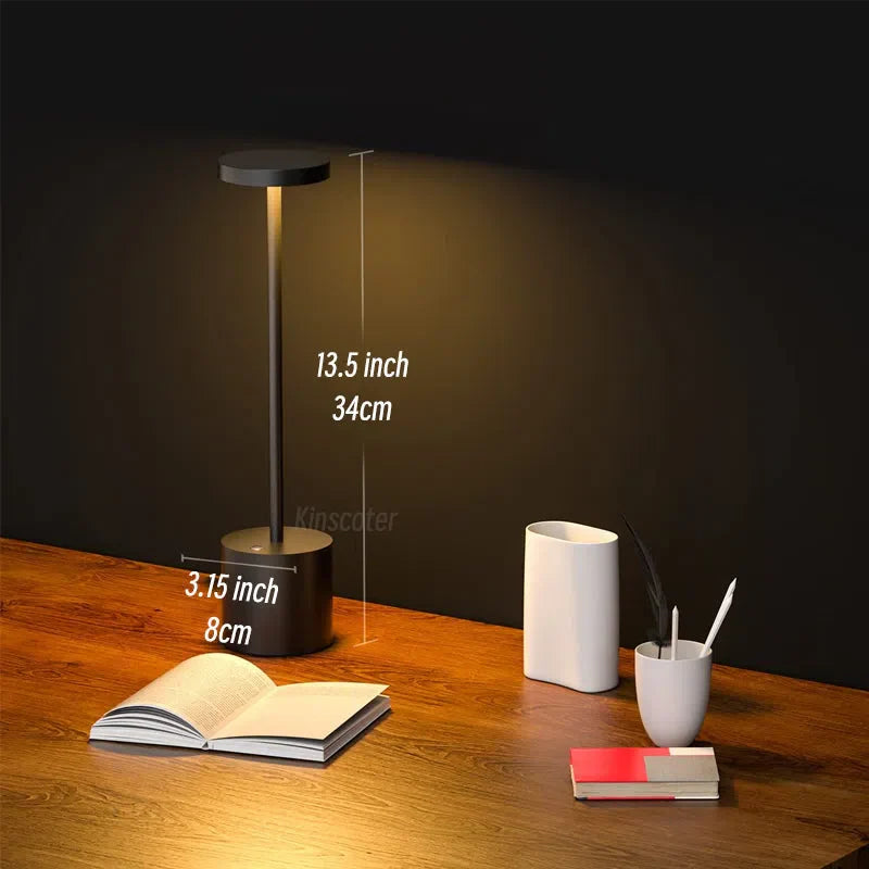 Abajur de Mesa Recarregável Sem Fio Decorativo para Iluminação
