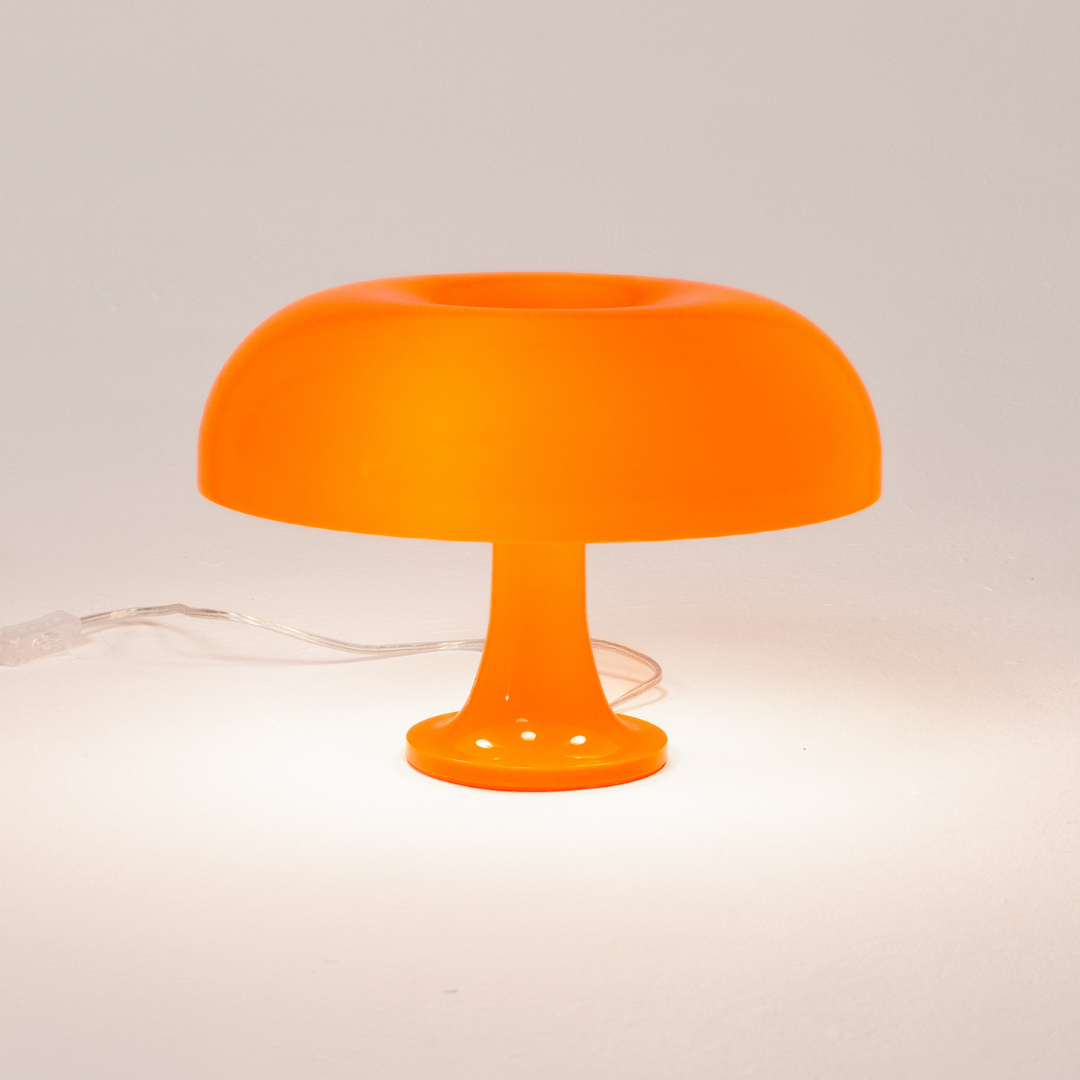 Abajur de Mesa Retrô Anos 70 Estilo Groovy - Iluminação Vintage para Decoração