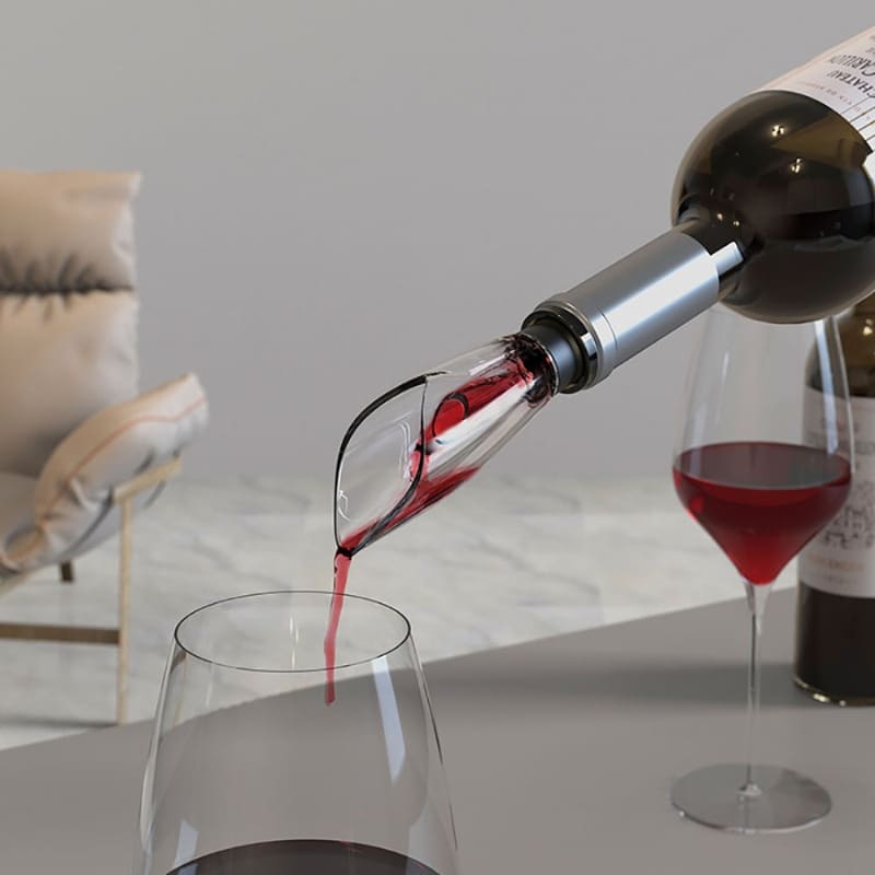 Abridor de Vinho Elétrico Recarregável com Acessórios - Kit Completo para Vinho