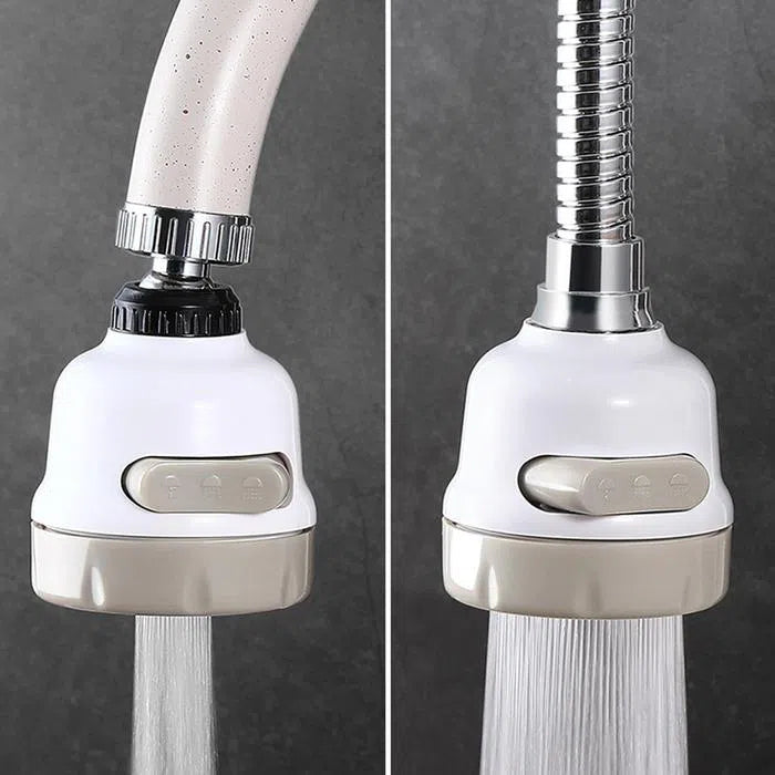 Adaptador de Torneira com Jato Rotativo 360° - Limpeza Prática e Eficiente