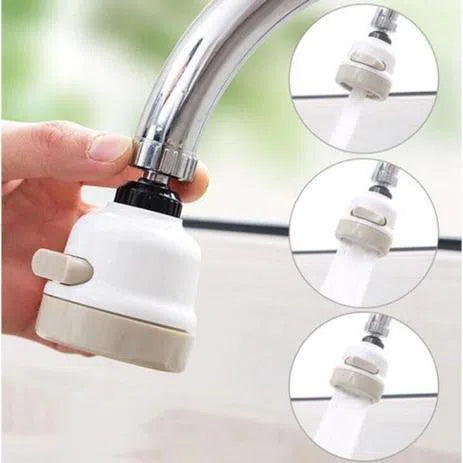 Adaptador de Torneira com Jato Rotativo 360° - Limpeza Prática e Eficiente