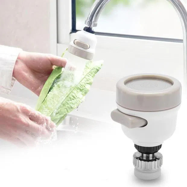 Adaptador de Torneira com Jato Rotativo 360° - Limpeza Prática e Eficiente