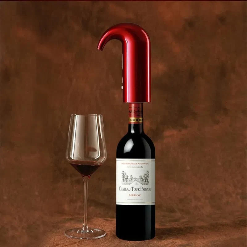 Aerador Eléctrico para Vinho - Dispositivo de Oxigenação Rápida