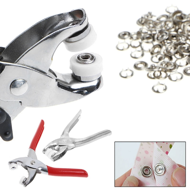 Alicate Premium para Fixação de Botões - Ferramenta de Costura Profissional
