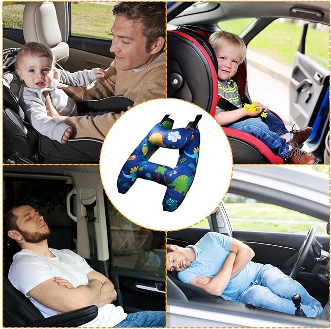 Almofada de Apoio Infantil para Automóvel - Conforto e Segurança
