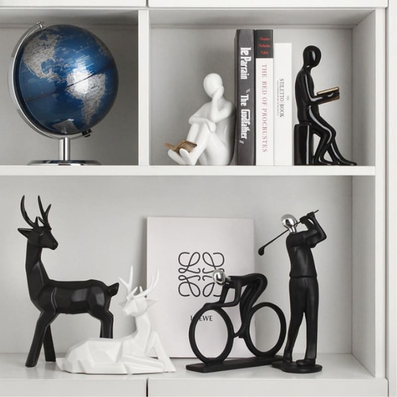 Aparador de Livros Cerâmico Decorativo Bibliocanto