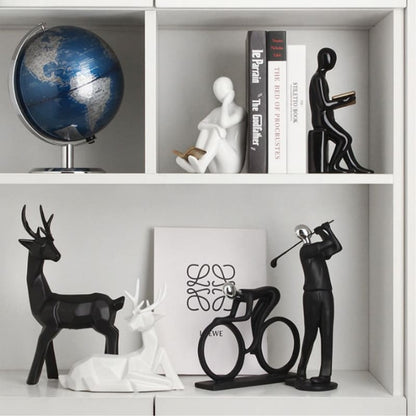 Aparador de Livros Cerâmico Decorativo Bibliocanto