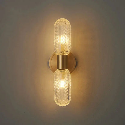 Arandela de Parede Interna Dourada Retro para Decoração - Elegância Clássica