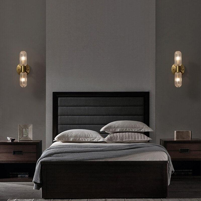 Arandela de Parede Interna Dourada Retro para Decoração - Elegância Clássica