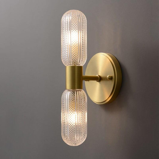 Arandela de Parede Interna Dourada Retro para Decoração - Elegância Clássica