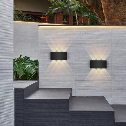 Arandela Externa de LED em Alumínio para Iluminação Externa