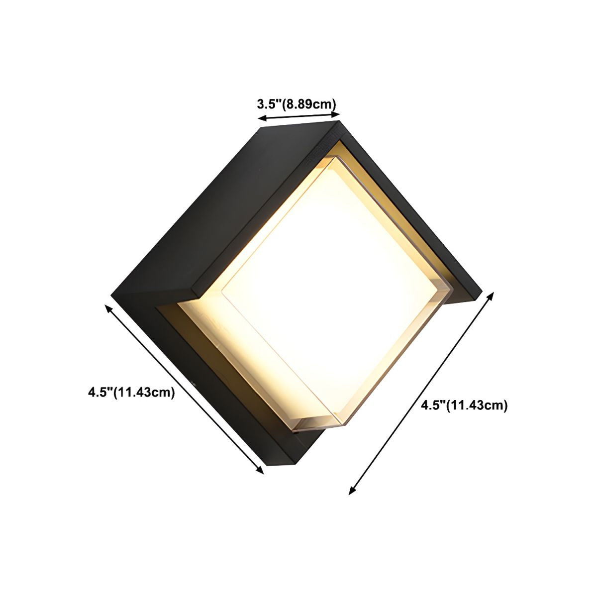 Arandela Externa para Jardim - Iluminação Decorativa Resistência à Intempérie