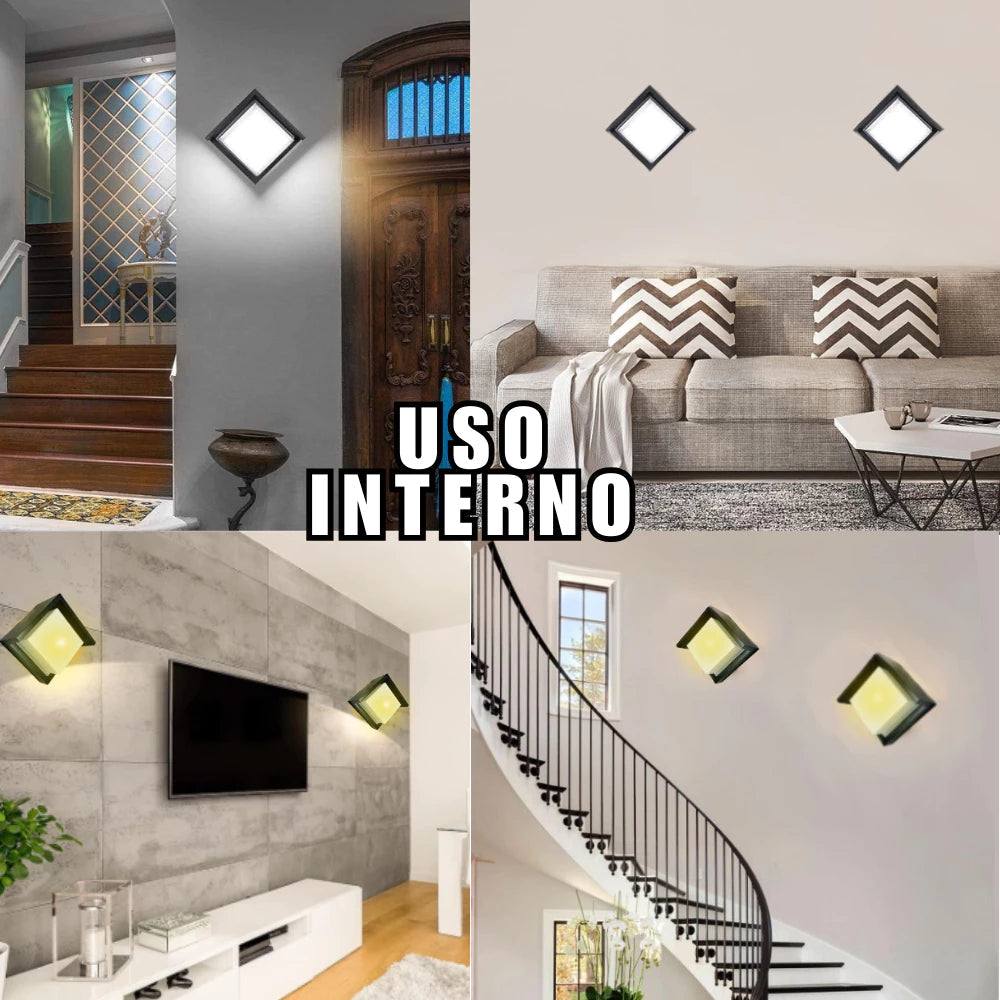 Arandela Externa para Jardim - Iluminação Decorativa Resistência à Intempérie