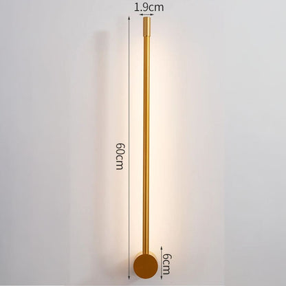 Arandela de Parede Interna Linear Ajustável - Iluminação Moderna e Estilosa