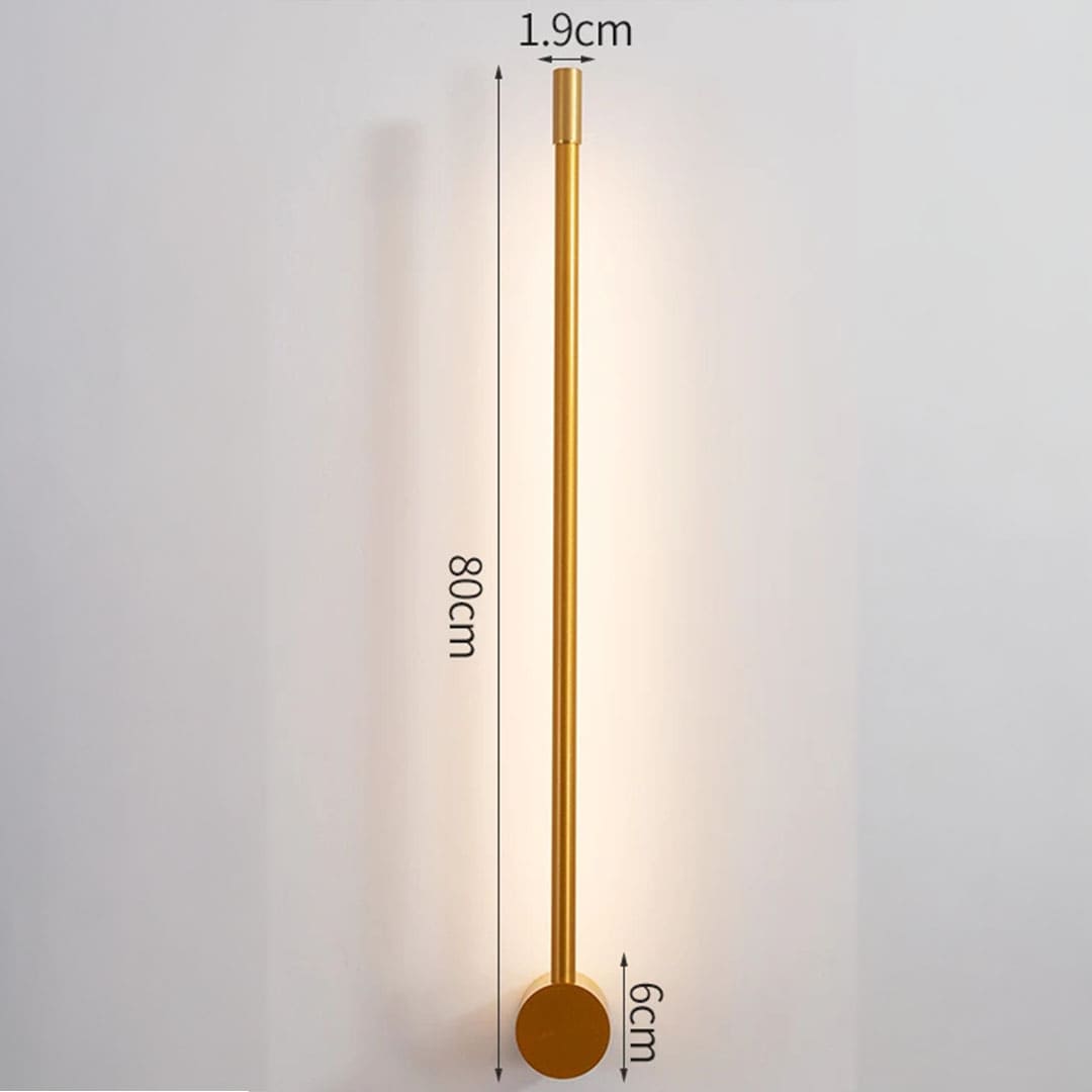 Arandela de Parede Interna Linear Ajustável - Iluminação Moderna e Estilosa