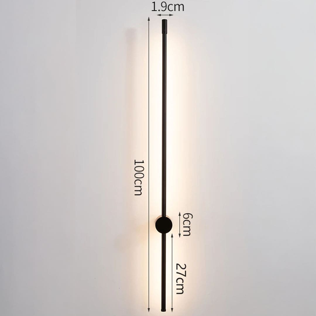 Arandela de Parede Interna Linear Ajustável - Iluminação Moderna e Estilosa