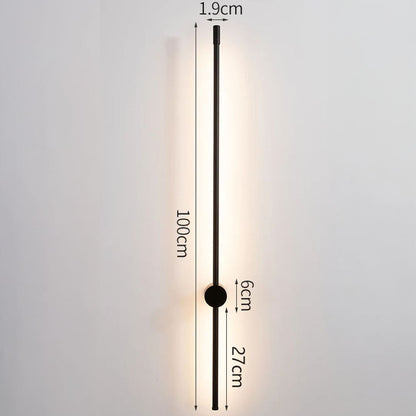 Arandela de Parede Interna Linear Ajustável - Iluminação Moderna e Estilosa