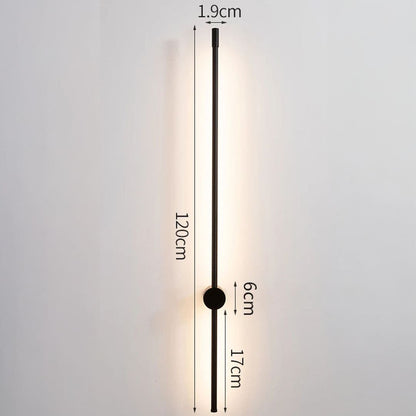Arandela de Parede Interna Linear Ajustável - Iluminação Moderna e Estilosa