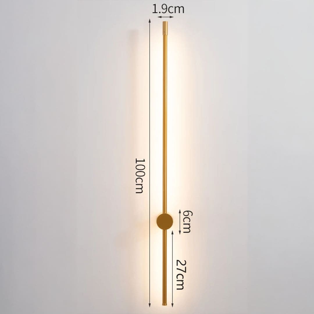 Arandela de Parede Interna Linear Ajustável - Iluminação Moderna e Estilosa
