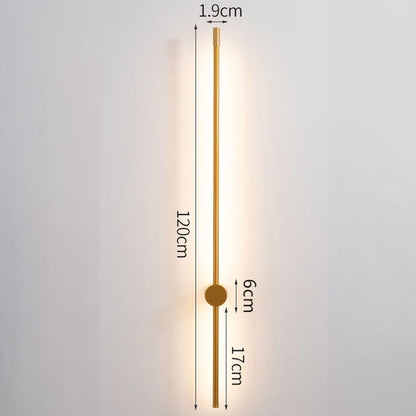 Arandela de Parede Interna Linear Ajustável - Iluminação Moderna e Estilosa