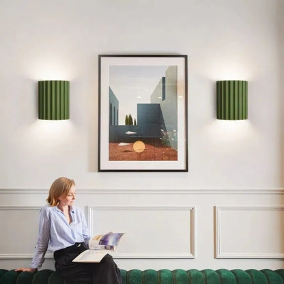 Arandela de Cerâmica para Iluminação de Sala e Quarto - Luminária Decorativa
