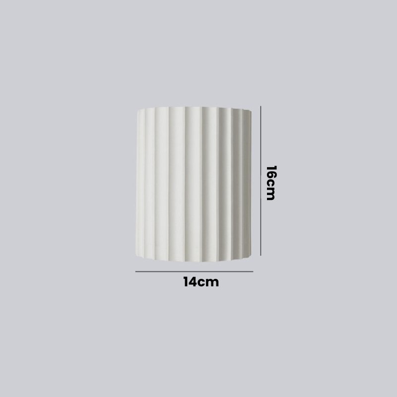 Arandela de Cerâmica para Iluminação de Sala e Quarto - Luminária Decorativa