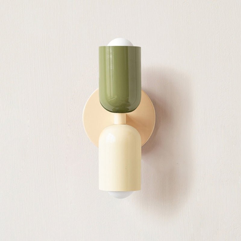 Arandela de Parede Dupla Minimalista em Metal - Iluminação Moderna para Ambientes