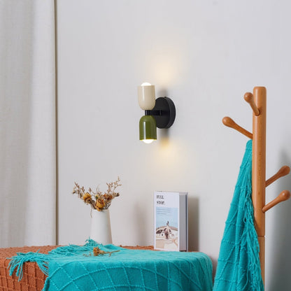 Arandela de Parede Dupla Minimalista em Metal - Iluminação Moderna para Ambientes