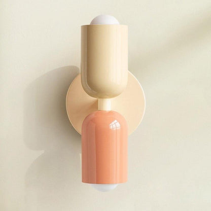 Arandela de Parede Dupla Minimalista em Metal - Iluminação Moderna para Ambientes
