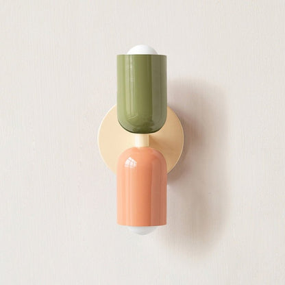 Arandela de Parede Dupla Minimalista em Metal - Iluminação Moderna para Ambientes
