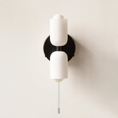 Arandela de Parede Dupla Minimalista em Tom Creme