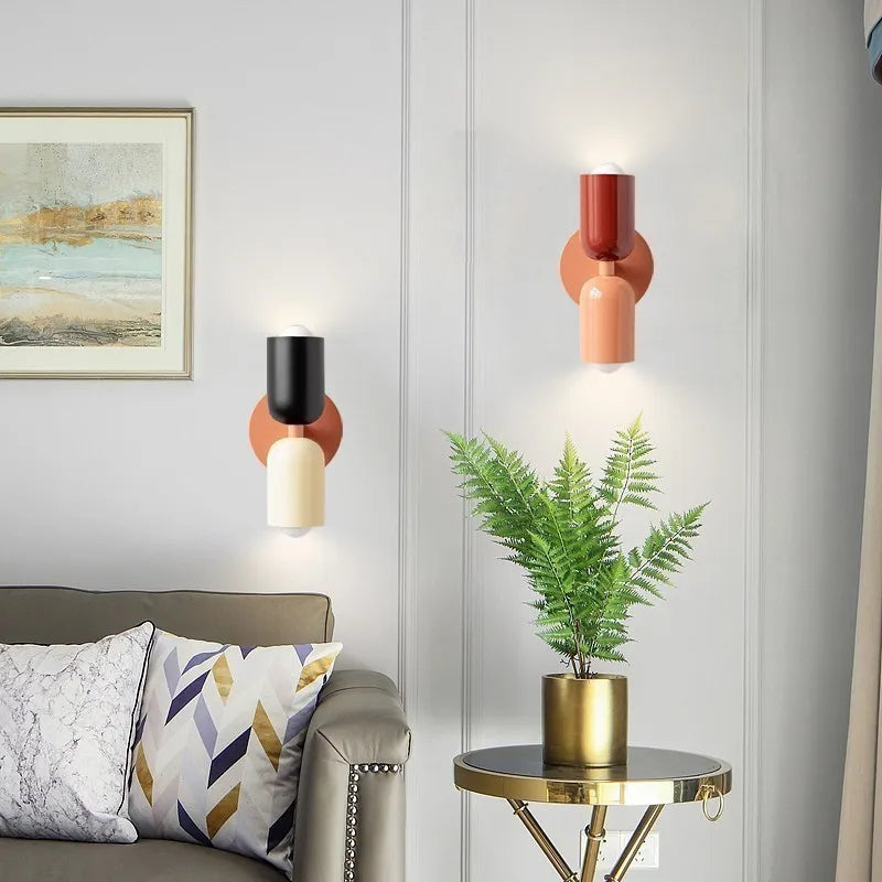 Arandela de Parede Interna Estilo Aquarela – Iluminação Decorativa para Ambientes